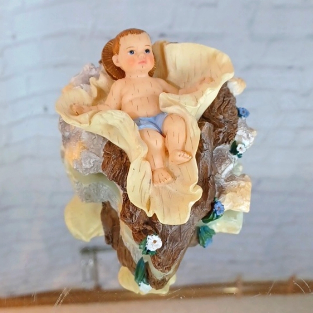 Christmas WILDFLOWER Collection 2001 Baby Jesus‎ Vintage Collectable